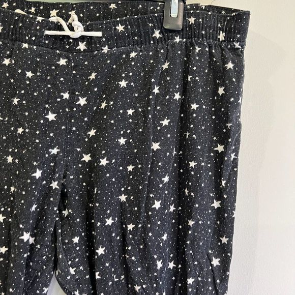 🌿4/$35🌿 OLD NAVY Black White Star Flannel Pyjama Pants (M) - Picture 3 of 7